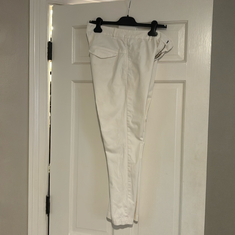 Nili lotan chinos white. Size 4.